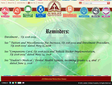 Tablet Screenshot of jca.edu.ph